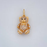 Pendant Articulated Bear 2.65gr / 0.8in 18K Gold $