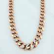 Cuban Links 28.1 g / 24 in / 6.45 mm 18K Rose Gold