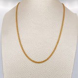 Cadena China 7.95 g / 24 1/4 in / 2.07 mm Oro Amarillo Nac. Esp 18K