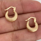 Candongas Salo 1.15 g / 1/2 in Oro Rosa 18K