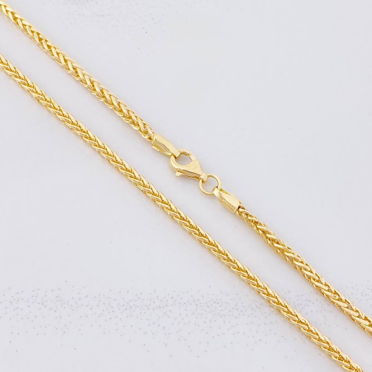 Cadena Franco 5.3g / 24 in / 2.1mm Oro Amarillo 18K