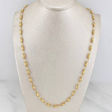 Rustic Paris Chain 10.45 g / 23 1/2 in / 3.5 mm 18K Yellow Gold