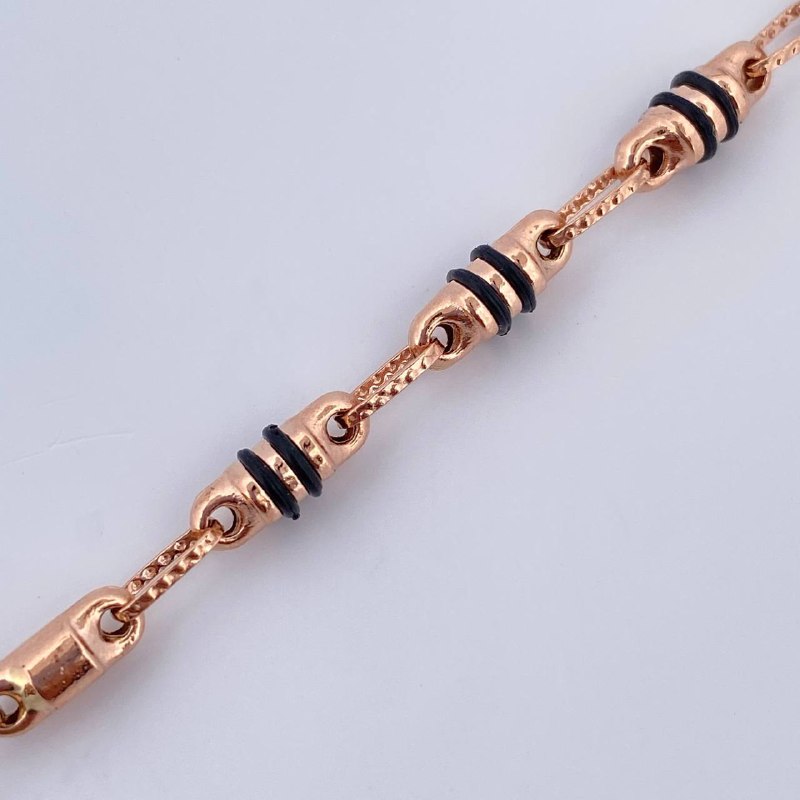 Rustic Barrel Bracelet 4.3gr / 8.3in / 18K Gold &
