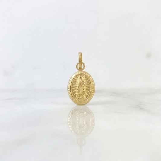 Dije Virgen De Guadalupe 0.25 g / 1/2 in Oro Amarillo 18K