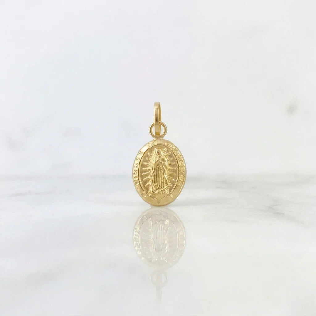 Pendant Virgin of Guadalupe 0.3 g / 1/2 in Yellow Gold 18K
