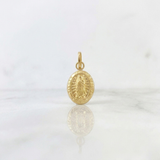 Dije Virgen Guadalupe 0.45gr / 1/2 in / Oro Amarillo 18K