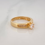 Solitaire Ring Bridge 3.5 g / T6 1/4 Yellow Gold 18K
