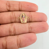 Virgin of Guadalupe Charm 1.1 g / 1/2 in 18K Yellow Gold