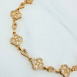 Clover Bracelet Drop 12.8 g / 8 in / 9.4 mm Yellow Gold 18K