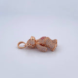 Dije Oso Articulado Corazon 8.1gr / 3.5cm / Oro 18K &