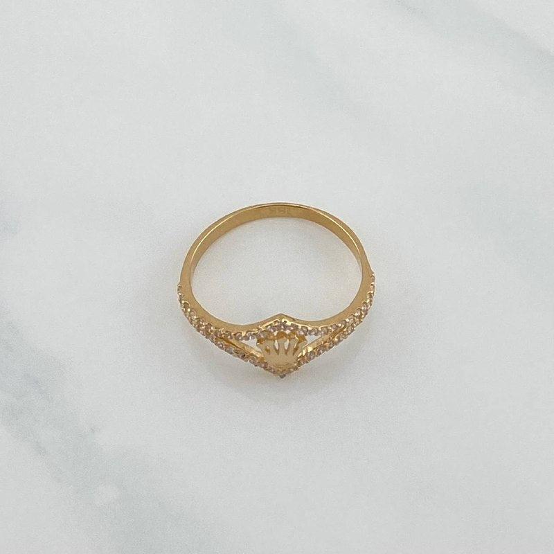 Crown Ring 1.75 g / T7 18K Yellow Gold