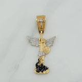 Dije San Miguel Arcangel 4.75 g / 1 1/2 in Tres Oros 18K