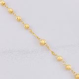 Miraculous Virgin Rosary 10g / 24 in / 4mm Yellow Gold 18K