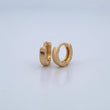 Hoop Earrings Rose 1.9gr / 1cm / 18K Gold $