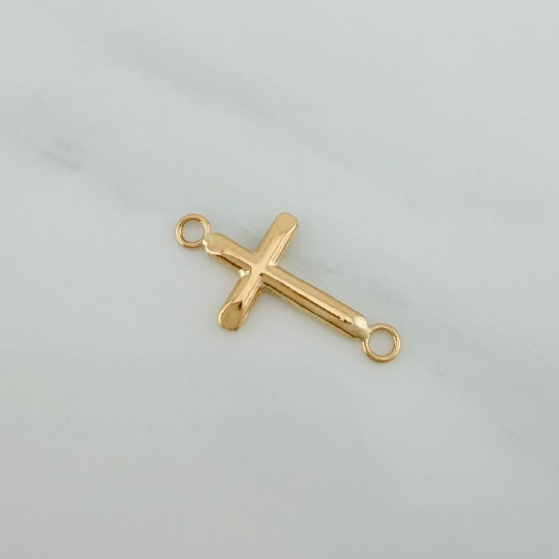 Charm Cross 0.4gr / 3/4 in / 18K Yellow Gold %