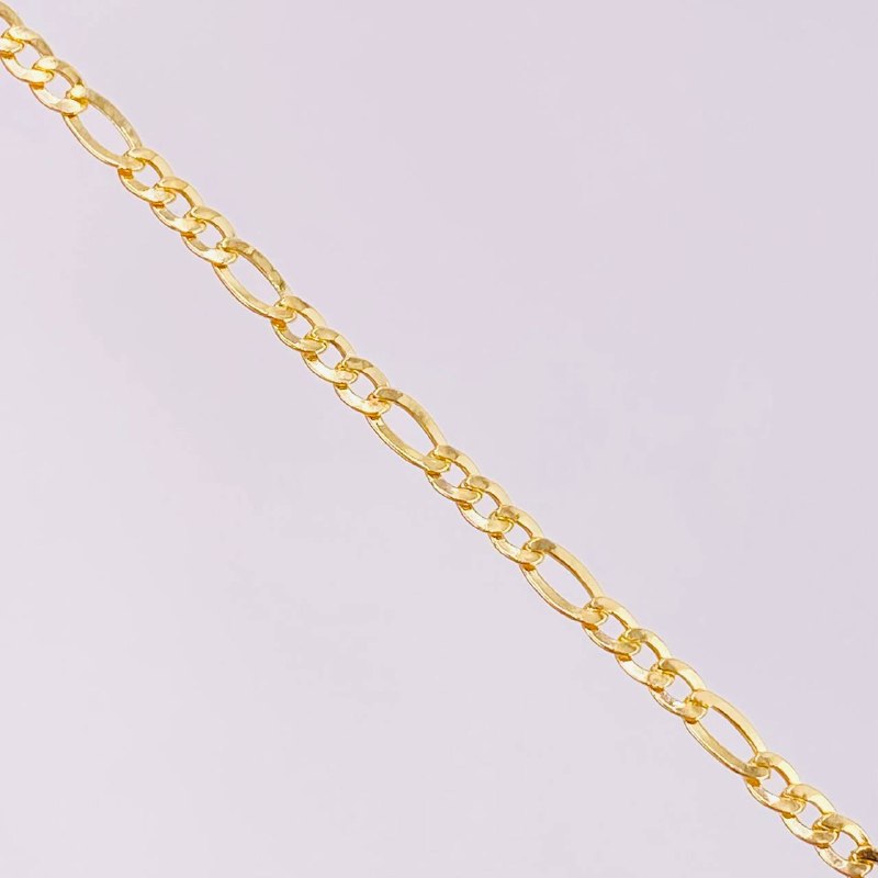Figaro Bracelet 1.7g / 7 1/4 in / 2.9mm 18K Yellow Gold
