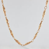 Cadena Rustica Dubai 15.3 g / 27 in / 4.15 mm Oro Rosa 18K