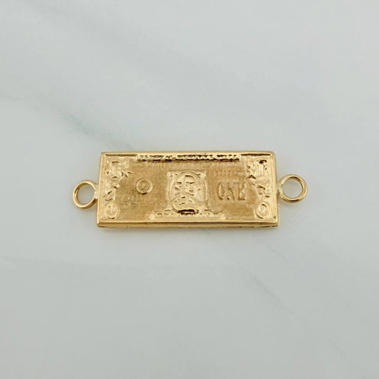 Charm One Dollar 0.95gr / 1 in / 18K Yellow Gold %