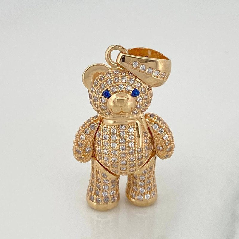 Dije Oso Bufanda Articulado 9.6 g / 1 1/2 in Oro Amarillo 18K