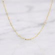 Cadena Escalera Plana 2.1 g / 20 in / 1.55 mm Oro Amarillo 18K