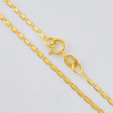 Cadena Escalera Plana 2.05 g / 20 in / 1.55 mm Oro Amarillo 18K