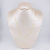 Flat Mariner Chain 2.2 g / 19 3/4 in / 1.6 mm 18K Yellow Gold