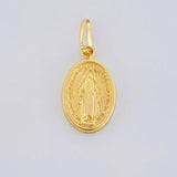 Miraculous Virgin Pendant 0.7g / 3/4 in 18K Yellow Gold