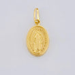 Pendant Miraculous Virgin 0.75g / 3/4 in 18K Yellow Gold