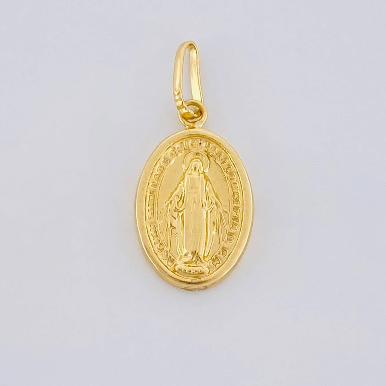 Pendant Miraculous Virgin 0.7g / 3/4 in Yellow Gold 18K