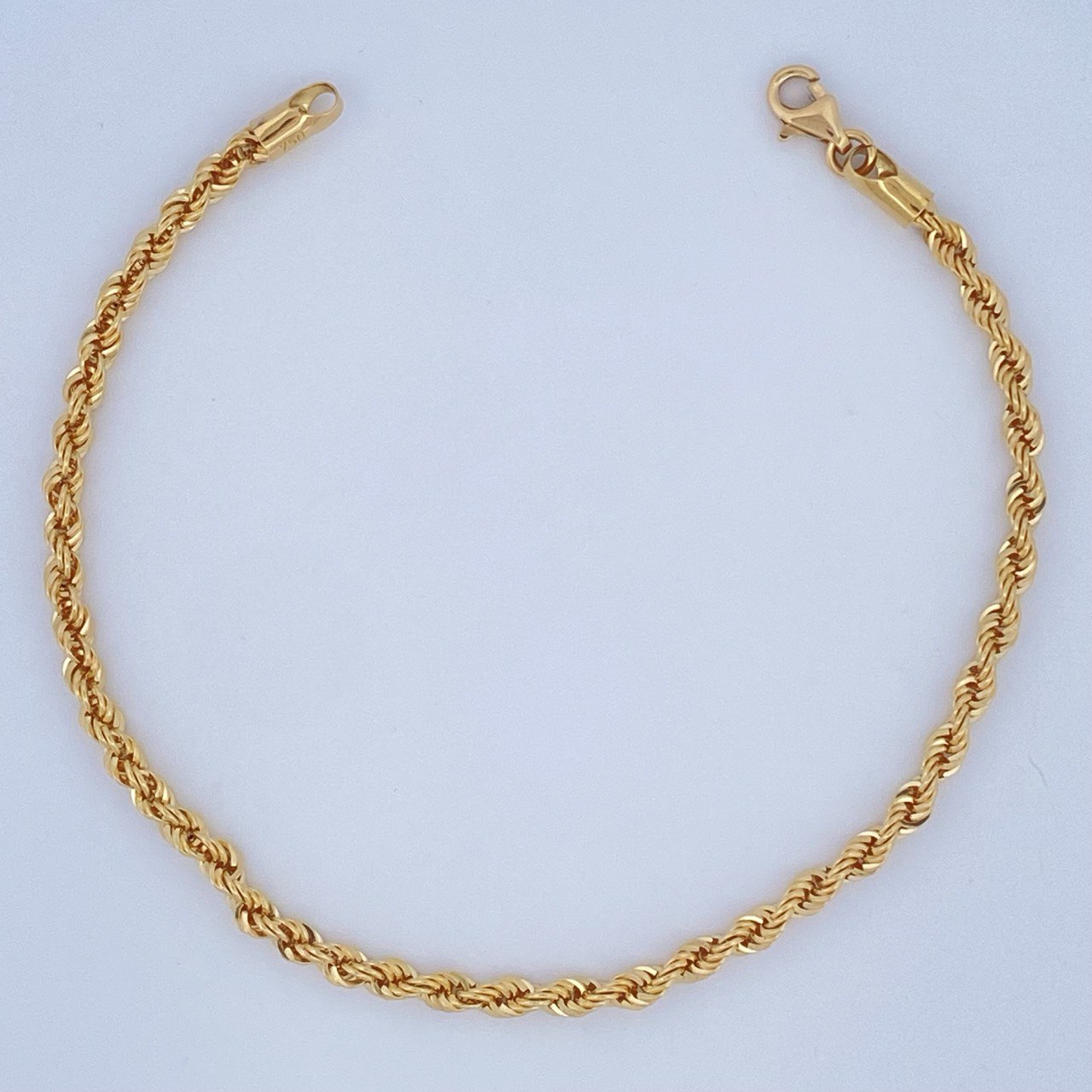 Rope Bracelet 3.05gr / 8in / 18K Gold +3$