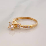 Solitaire Ring Churumbela 1.9 g / T5 Yellow Gold 18K