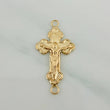 Herraje Cruz Cristo 1gr / 1 in / Oro Amarillo 18K %