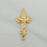 Herraje Cruz Cristo 1gr / 1 in / Oro Amarillo 18K %