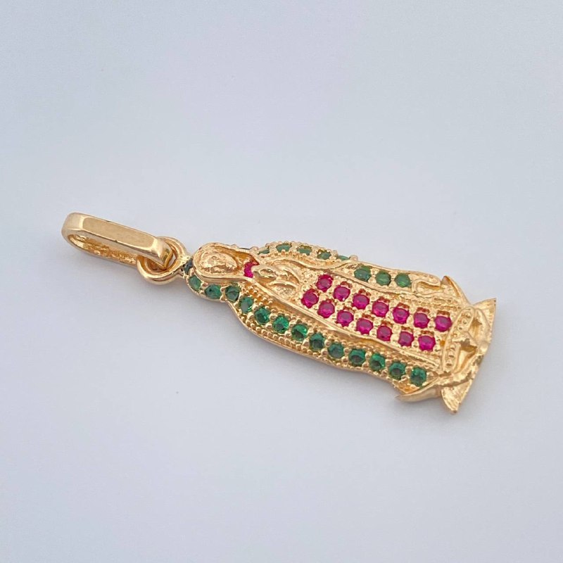 Dije Virgen De Guadalupe 1.8gr / 1 in / Oro Amarillo 18K &