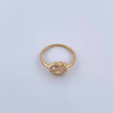 Anillo Trebol Suerte 2.35gr / T7 1/2 / Oro 18K &