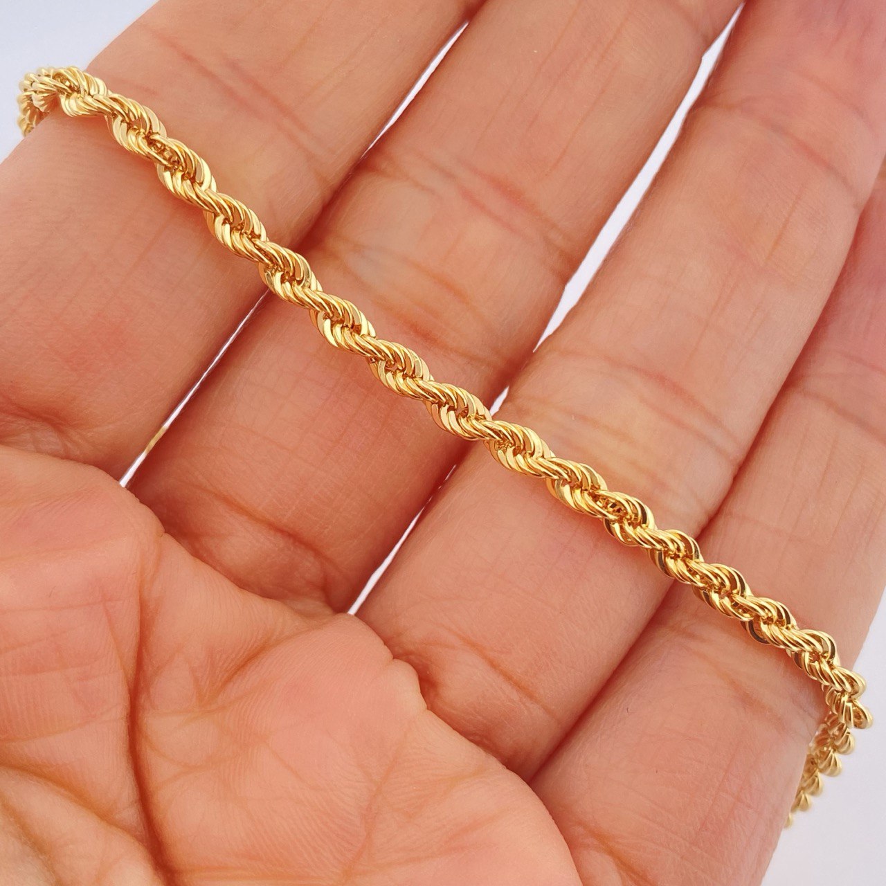 Rope Bracelet 3.05gr / 8in / 18K Gold +3$