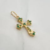 Dije Cruz 1.3gr / 1 in / Oro Amarillo 18K &