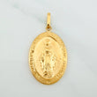 Pendant Miraculous Virgin 3.15 g / 1 3/4 in 18K Yellow Gold
