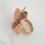 Anillo Abeja 8.5 g / T6 3/4 Oro Rosa 18K