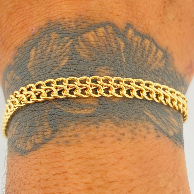 Pulso Sedusa 3.4gr / 7 1/2 in / 5.6mm Oro Amarillo +3 18K &