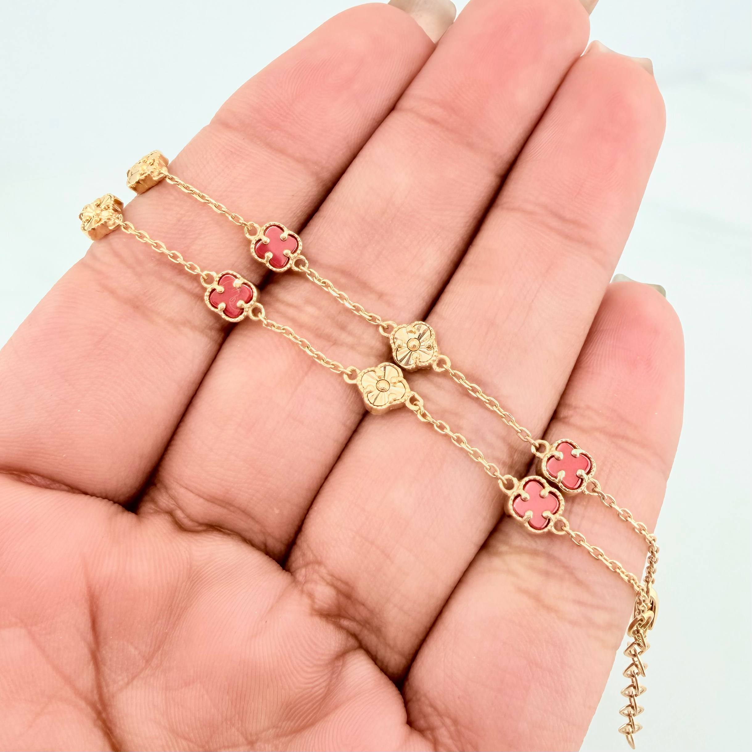 Clover Bracelet Classic Link 3.8 g / 8 1/2 in / 4.1 mm 18K Yellow Gold