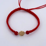 Red Woven Bracelet San Miguel 0.6gr / 18K Gold $