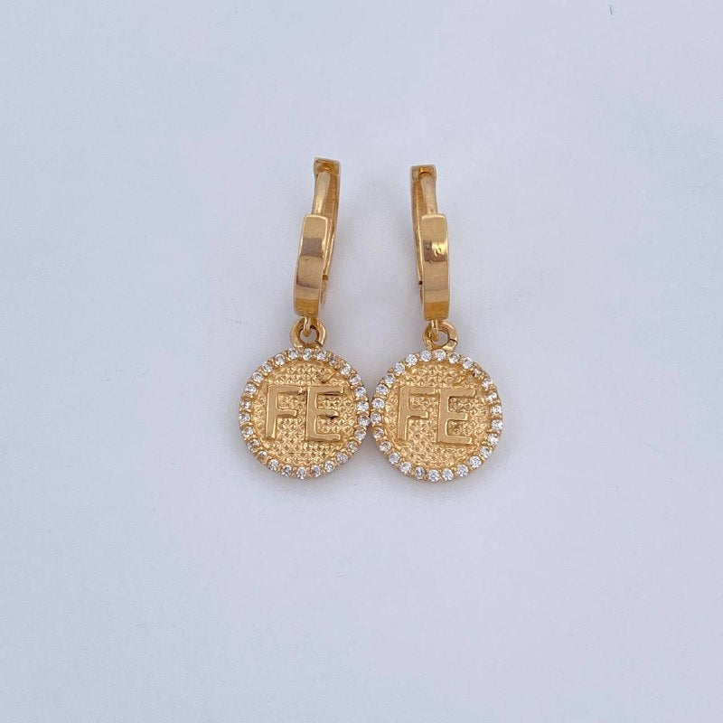 Hoop Earrings Fe 4.25gr / 18K Gold &