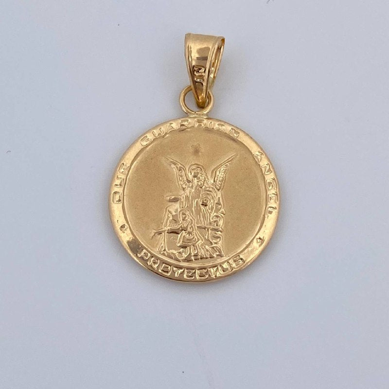 Pendant Guardian Angel 1.25gr / 1in / 18K Gold +0$