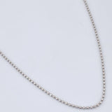 Cadena Militar 2.7gr / 23 3/4 in / Oro Blanco +3 18K %