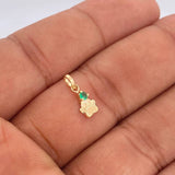 Pendant Paw Print Figure 0.3gr / 1/2 in / 18K Gold Yellow