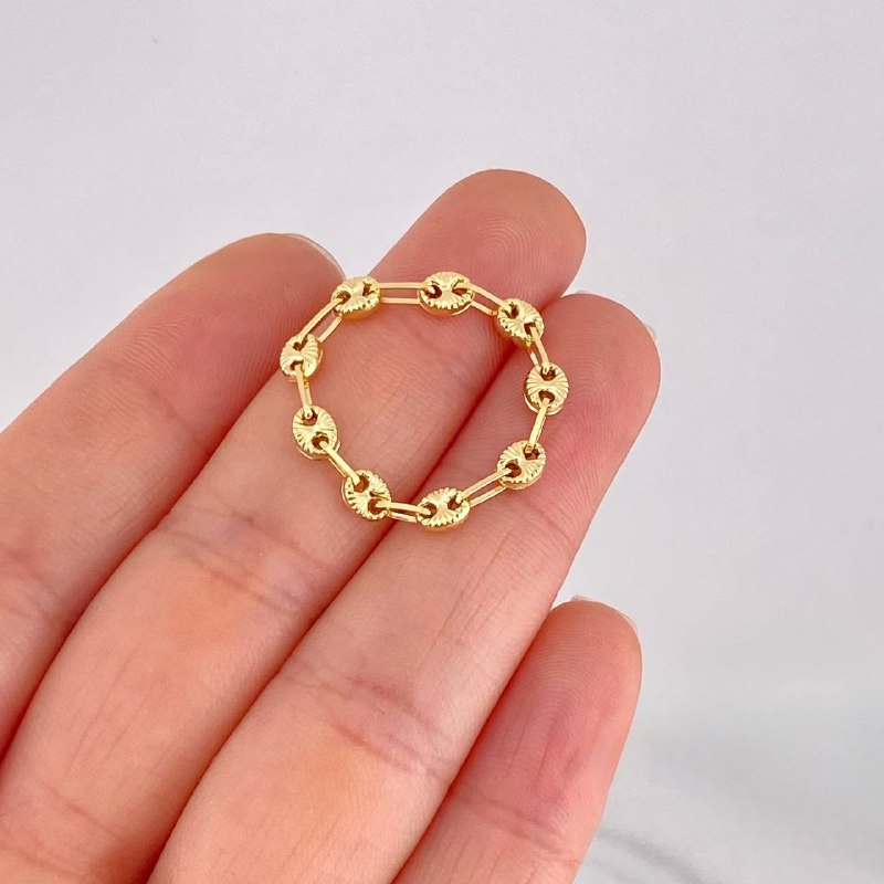 GC Diamond Cut Ring 1.05g / T13 1/4 Yellow Gold 18K