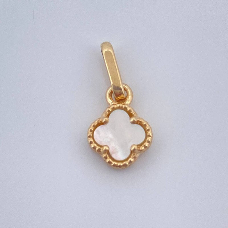Dije Trebol 0.75gr / 3/4 in / Oro Amarillo Nac.Esp. 18K &