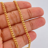 Cadena Cubana 7.7gr / 60.1cm / Oro Amarillo +1 18K $