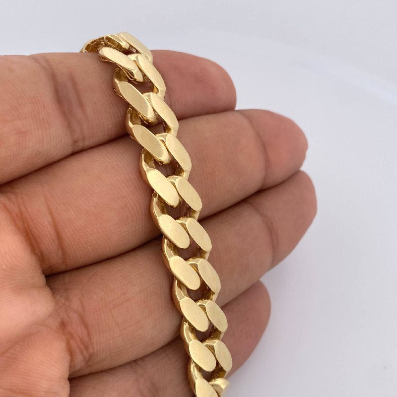 Cuban Links Bracelet 20gr / 7.9in / +1 18K Gold &